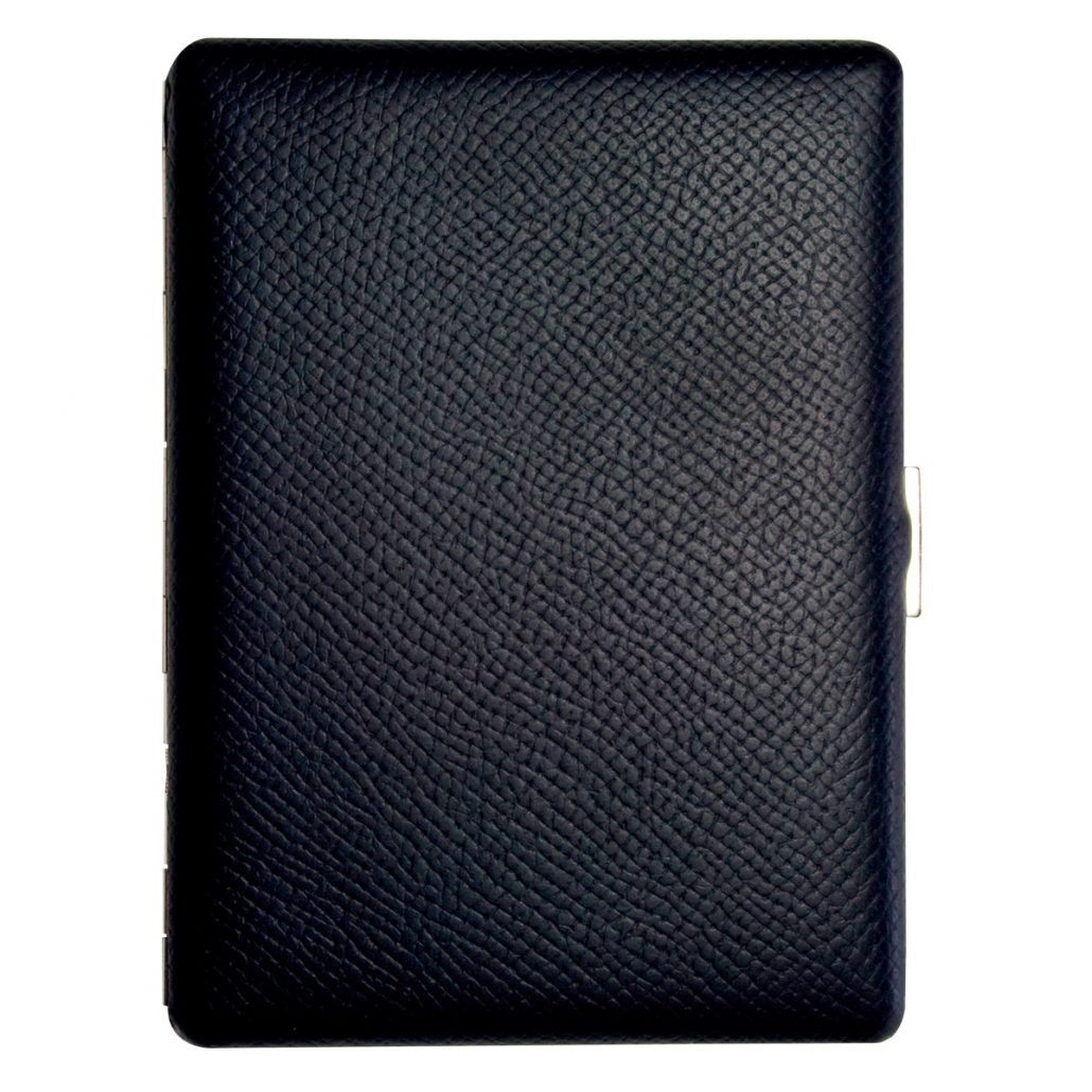 Tsubota Pearl Cosmos Noblesse Cigarette Case - Black - Image 2