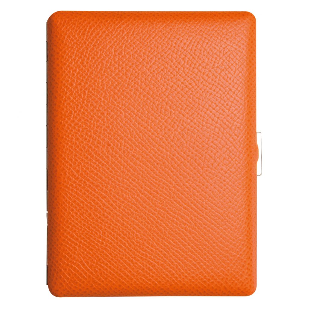 Tsubota Pearl Cosmos Noblesse Cigarette Case - Brown - Image 2