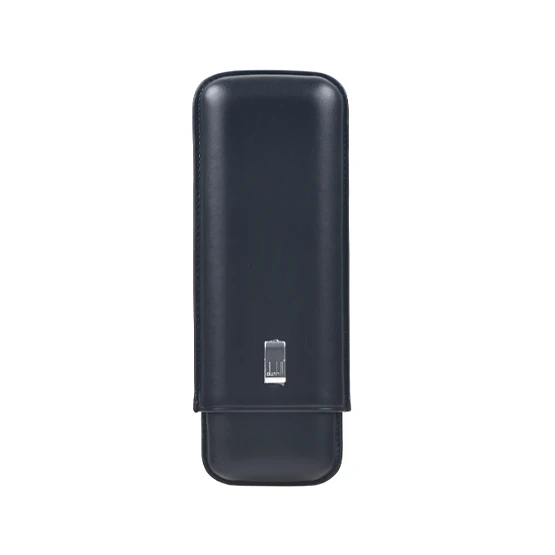 Dunhill White Spot Classic Black Cigar Case - 2F Corona Extra