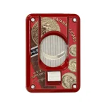 Elie Bleu Cigar Cutter - Medals Red