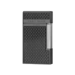 Elie Bleu Single Jet Flame Cigar Lighter - Carbon Grid