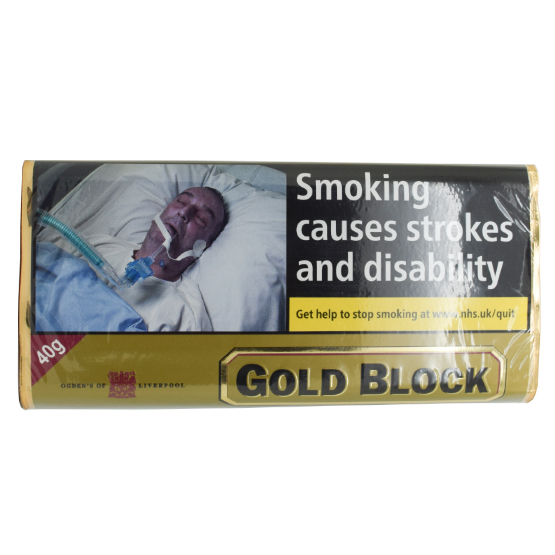 Ogdens Gold Block Pipe Tobacco 5 x 40g Packs