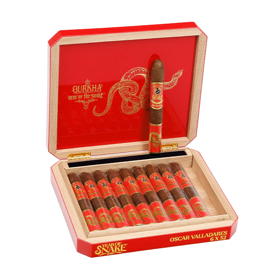 Gurkha Year of the Snake Cigar (2025 Limited Edition) by Oscar Valladares - Box of 10