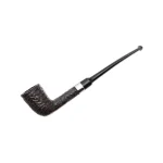 Peterson Speciality Nickel Mounted Dublin Pipe - Rustic
