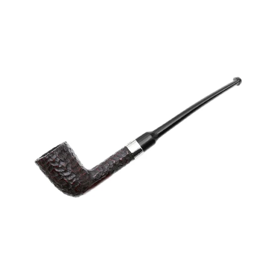 Peterson Speciality Nickel Mounted Dublin Pipe - Rustic
