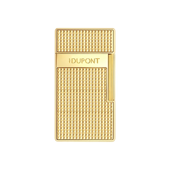S.T. Dupont Biggy Torch Flame Lighter â€“ Diamond Head Golden