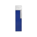 S.T. Dupont Twiggy Torch Flame Lighter â€“ Blue/Chrome
