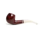 Savinelli Avorio Burgundy 626 KS 9mm Pipe - Smooth