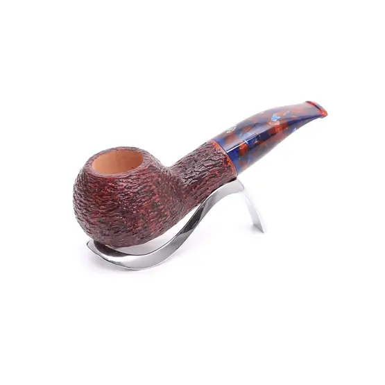 Savinelli Fantasia Dark Brown 320 KS 6mm Pipe - Rustic