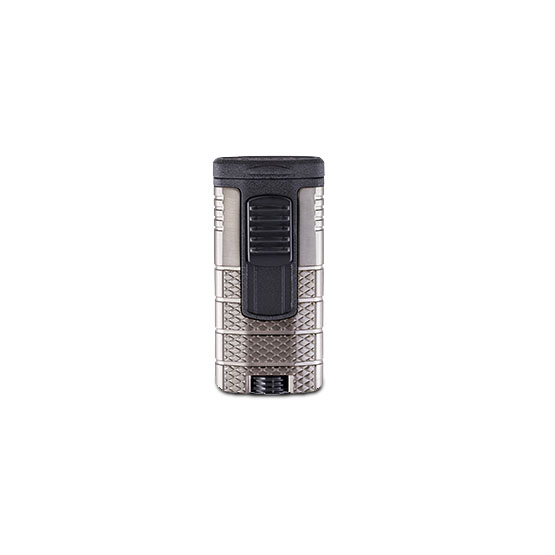 Xikar Tactical Triple Jet Flame Cigar Lighter - Gunmetal and Black - Image 2