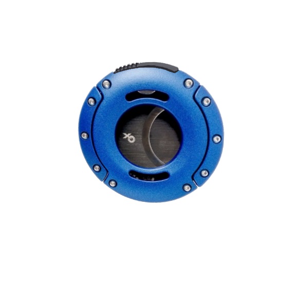 Xikar XO Cigar Cutter - Blue with Matte Black Blades