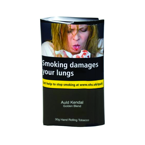 Auld Kendal Gold Hand Rolling Tobacco 30g Pre Pack Pouch - Single