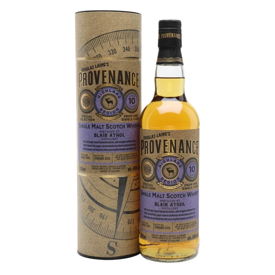 Blair Athol 10 Years Old 2011 - Provenance Single Malt Scotch Whisky (Douglas Laing) (70cl / 46%)