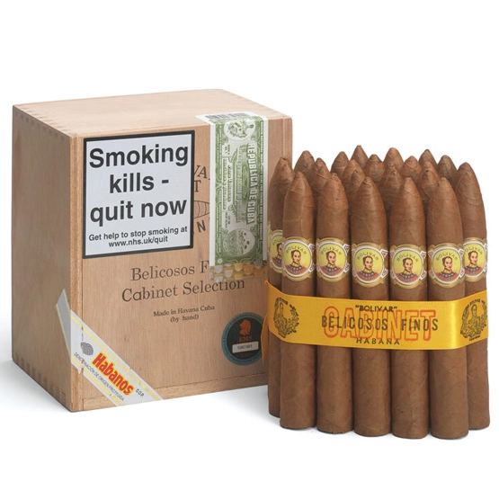 Bolivar Belicosos Finos Cigar - Cabinet of 25