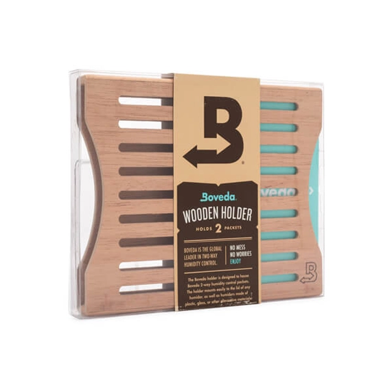 Boveda Wooden Holder Humidification System - 2 Packets