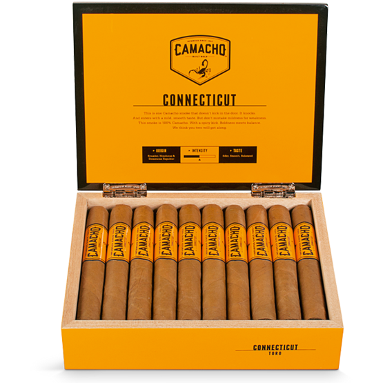 Camacho Connecticut Toro Cigar - Box of 20