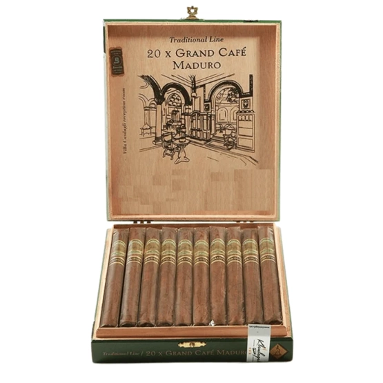 Casdagli Grand CafÃƒÆ’Â© Maduro Lancero Cigar Box of 20