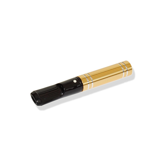 Dunhill White Spot Short Goldium Cigarette Holder (CH5202)