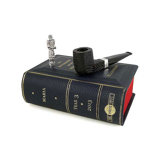 Dunhill White Spot Maria Christmas Pipe 2013 - Image 2