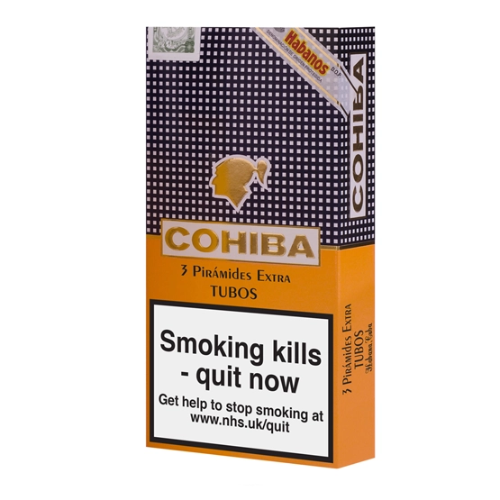 Cohiba Piramides Extra Cigar - Pack of 3 Tubos