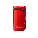 Colibri Falcon Single Jet Flame Cigar Lighter - Metallic Red