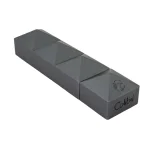 Colibri Quasar Punch Cigar Cutter - Charcoal