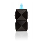 Colibri Quasar Table Triple Jet Flame Cigar Lighter - Black