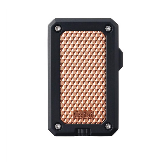 Colibri Rally Single Jet Flame Cigar Lighter - Black & Rose Gold