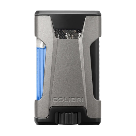Colibri Rebel Double Jet Flame Cigar Lighter - Gunmetal
