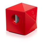 Colibri Quasar Two-in-One Desktop Cigar Cutter - Red