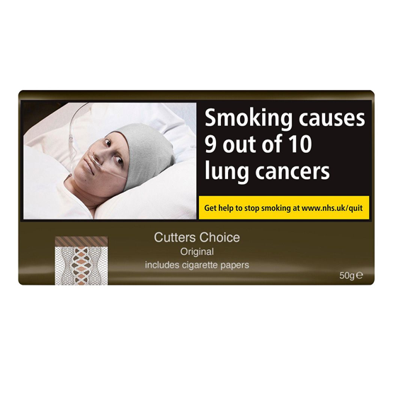 Cutters Choice Original Hand Rolling Tobacco with Papers 50g - Single Pack
