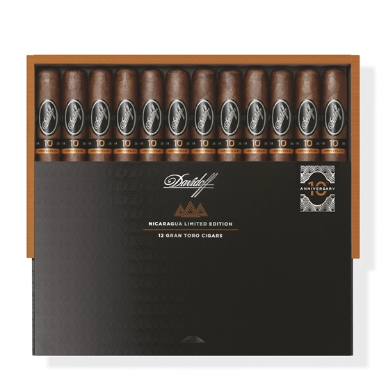 Davidoff Nicaragua 10th Anniversary Limited Edition Gran Toro Cigar - Box of 12