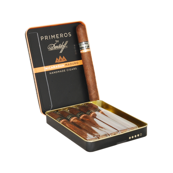 Davidoff Primeros Nicaraguan Maduro Cigars - Tin of 6