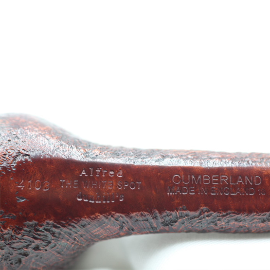 Dunhill White Spot Cumberland 4103 Billiard Sandblasted - Image 2