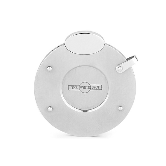 Dunhill White Spot Circular Stainless Steel Cigar Cutter