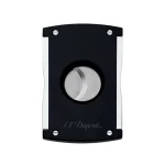 S.T. Dupont Maxijet Cigar Cutter â€“ Black and Chrome