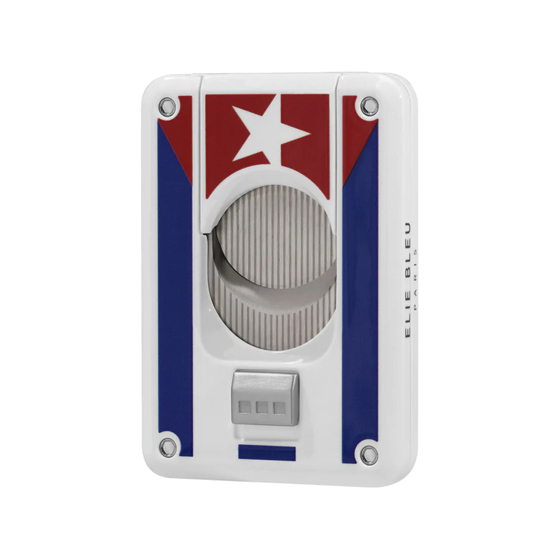 Elie Bleu Double Blade Cuban Flag Cigar Cutter