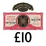 Havana House Gift Voucher - £10