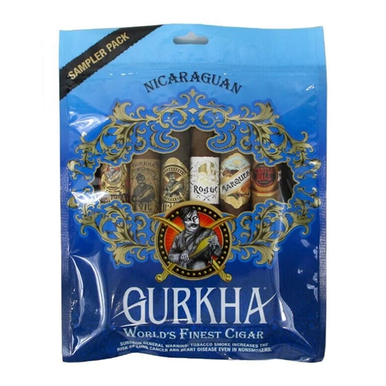 Gurkha Nicaraguan Toro Blue Sampler Pack - 6 Cigars