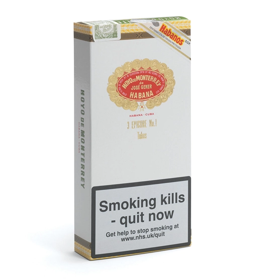 Hoyo De Monterrey Epicure No.1 Cigar - Pack of 3 Tubos