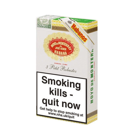 Hoyo De Monterrey Petit Robusto Cigar - Pack of 3