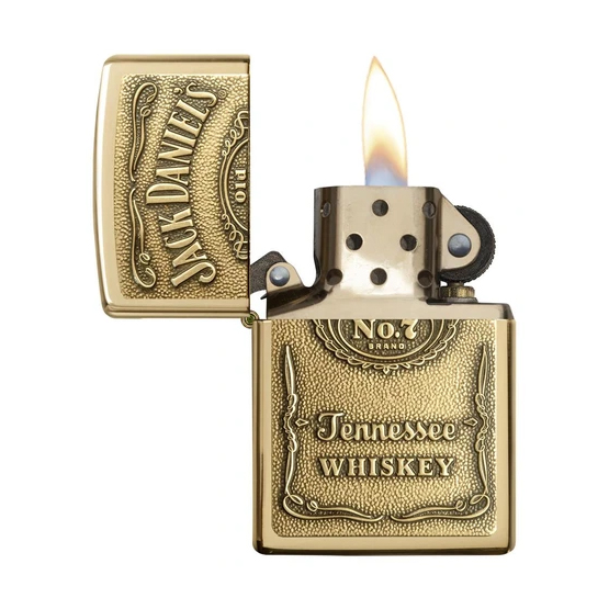 Zippo Jack Daniel's® Brass Soft Flame Lighter - Image 2