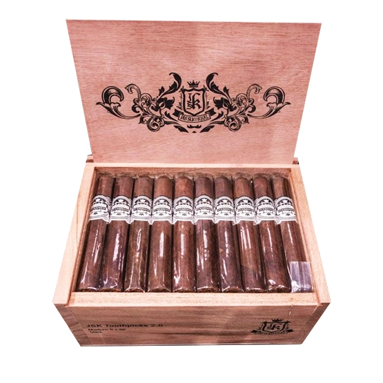 Jas Sum Kral Toothpick 2.0 Robusto Maduro Cigar - Bundle of 50