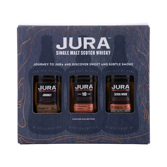 Jura Gift Pack - Journey, Seven Wood and 10 Year Old - 3x5cl Miniatures