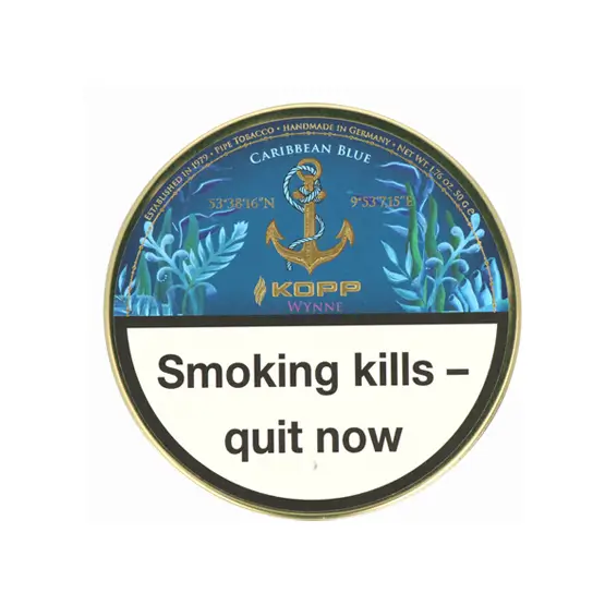 Kohlhase & Kopp Caribbean Blue Wynne Pipe Tobacco 50g - Single Tin
