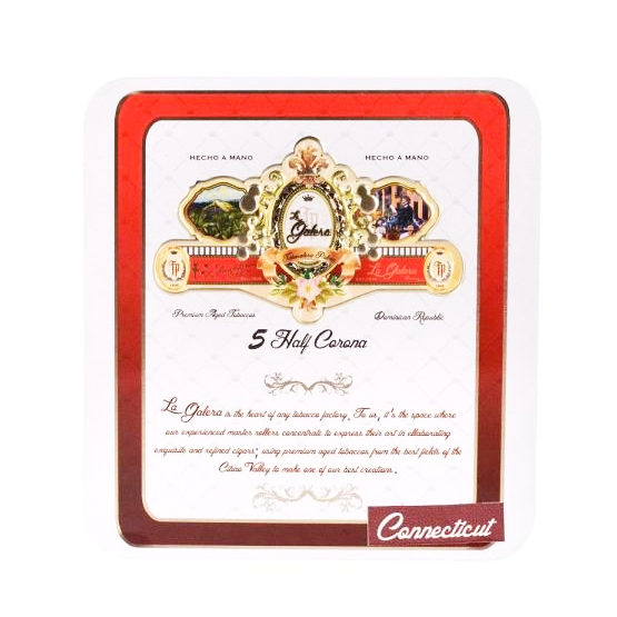 La Galera Connecticut Half Corona Cigar - Tin of 5
