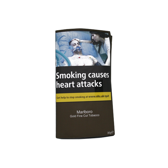 Marlboro Gold Fine Cut Hand Rolling Tobacco 30g - Single Pouch
