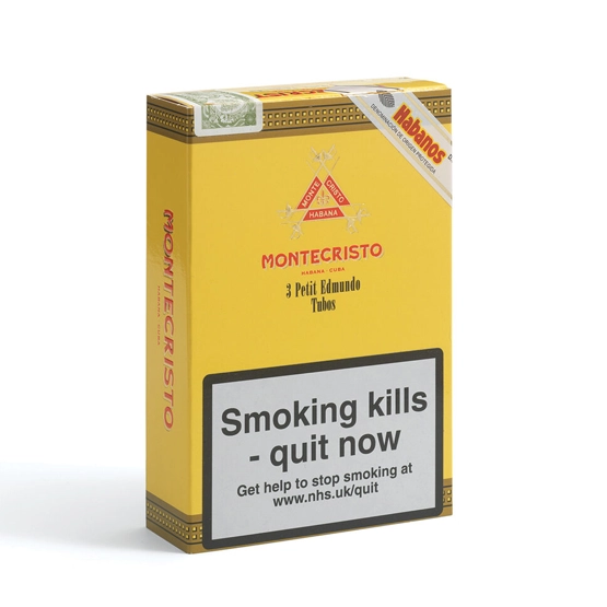Montecristo Petit Edmundo Cigar - Pack of 3 Tubos