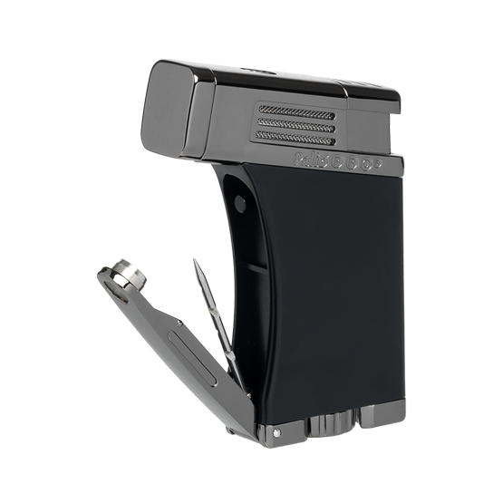 Palio Pro Scorpius Single Torch Cigar Lighter - Black - Image 2