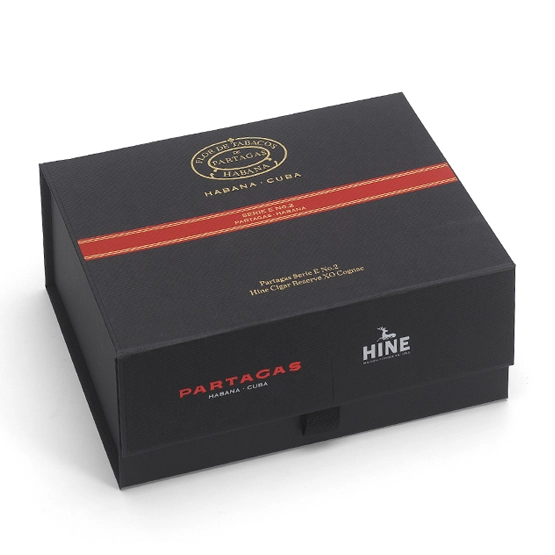 Partagas Serie E No.2 & Hine Cigar Reserve Gift Box - Image 2
